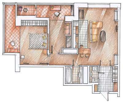 Дизайн 3-х комнатной квартиры
