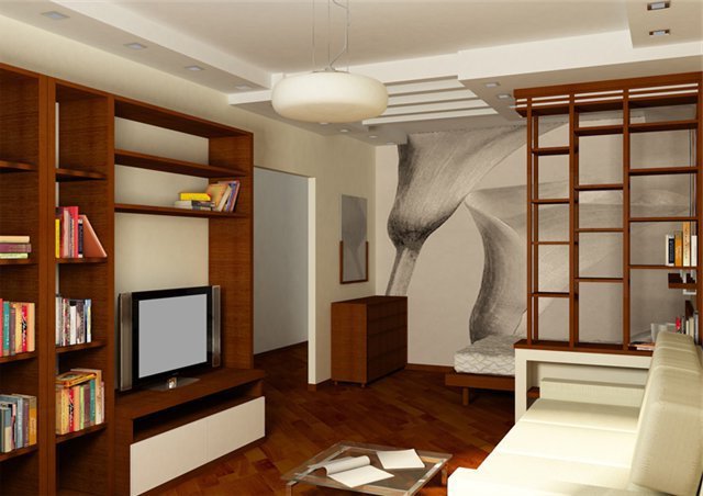 Дизайн однокомнатной квартиры в панельном доме