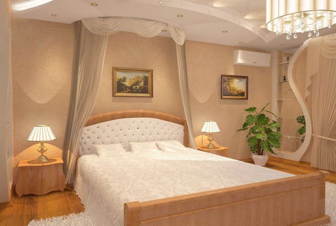 Дизайн спальни 16 кв м