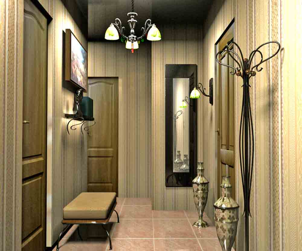 дизайн длинноватого коридора в квартире