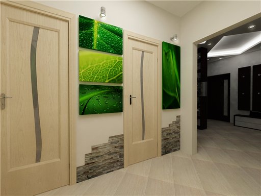 дизайн узенького коридора в квартире