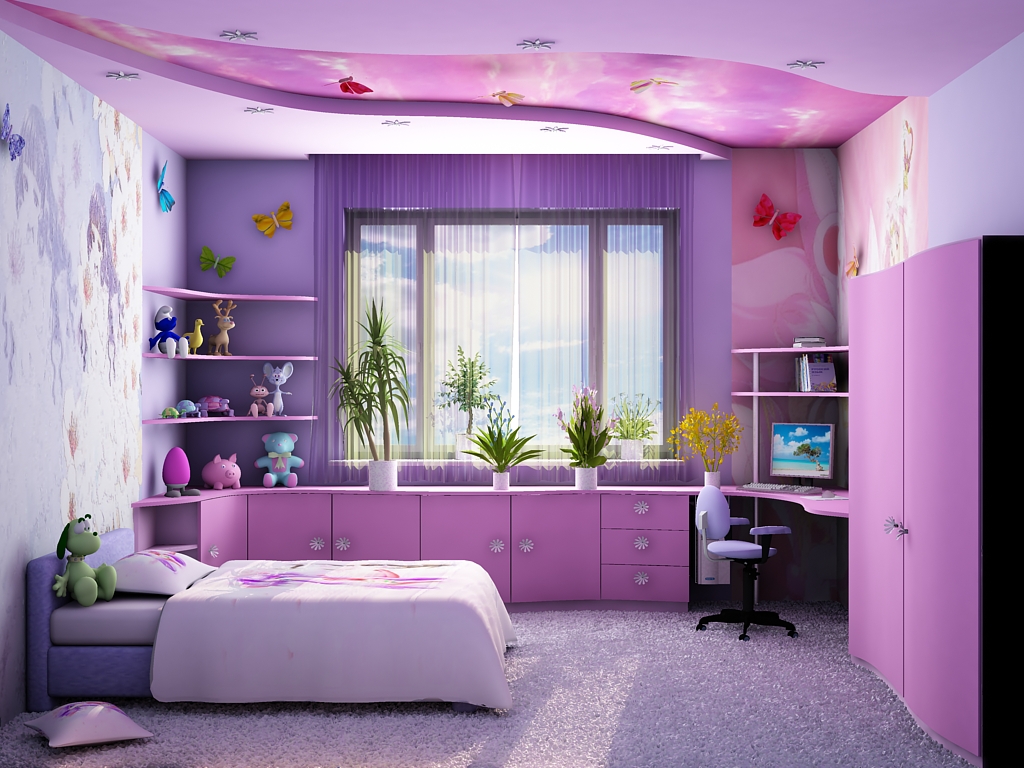 Уникальный дизайн детской комнаты