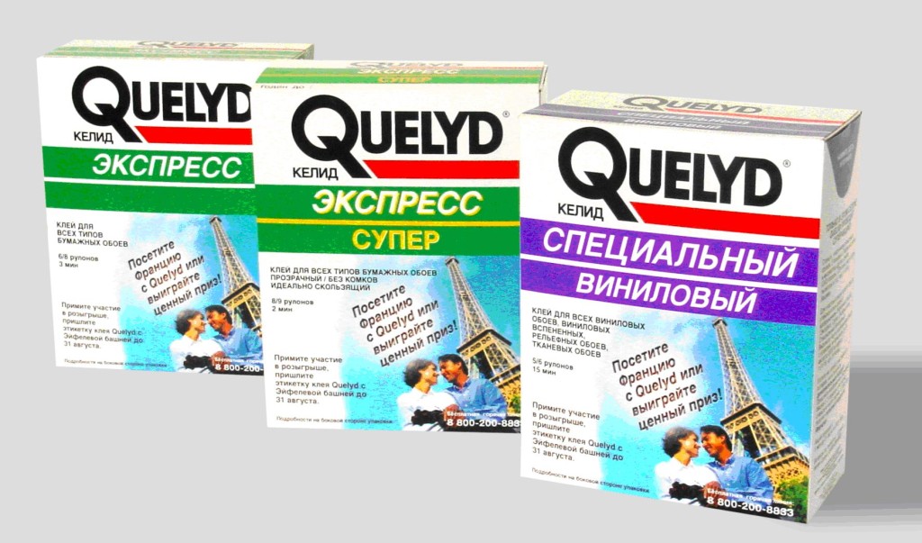 клей обойный quelyd